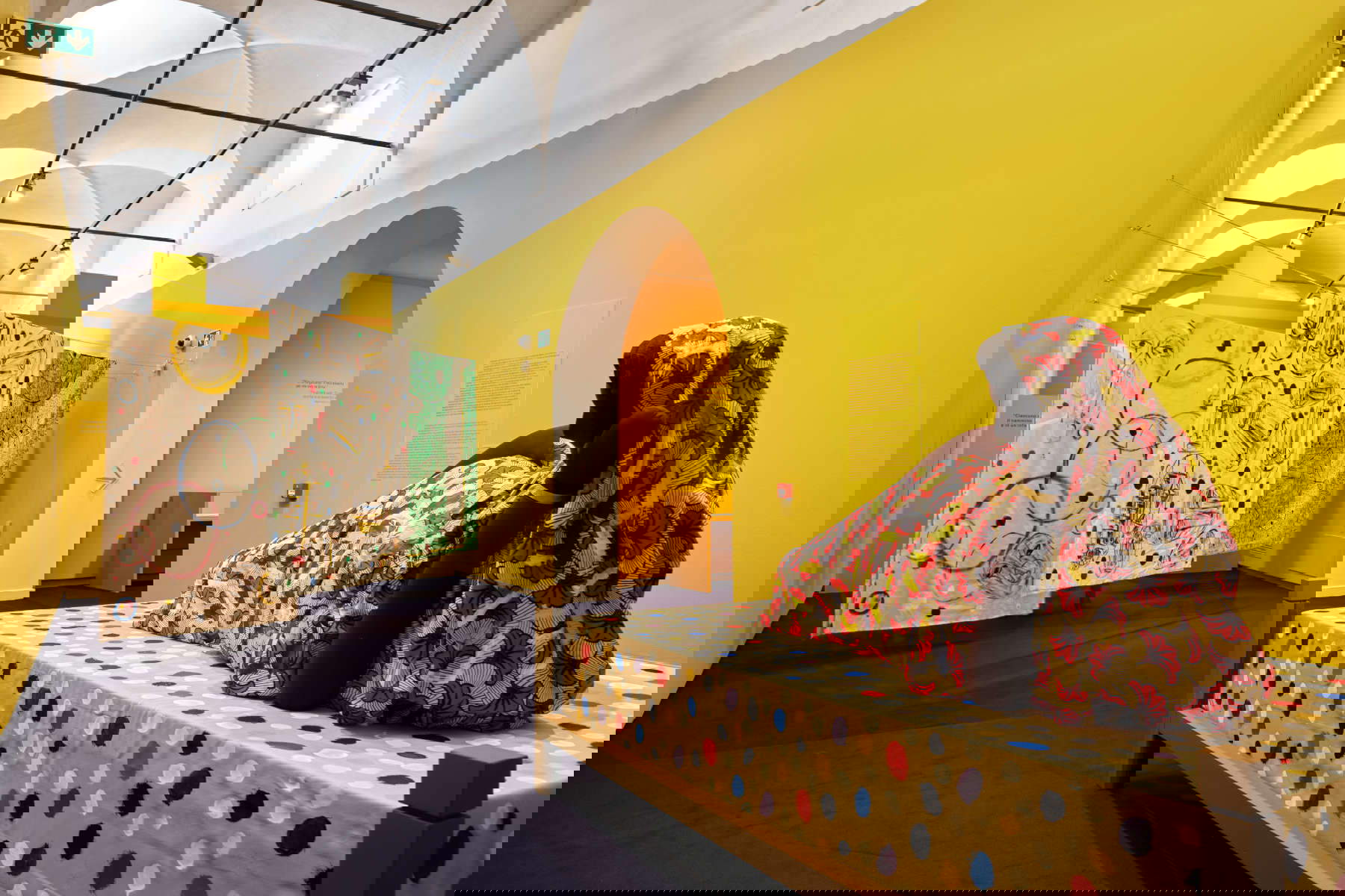 Layouts der Ausstellung. Foto: Alberto Mancini Layouts der Ausstellung. Foto: Alberto Mancini
