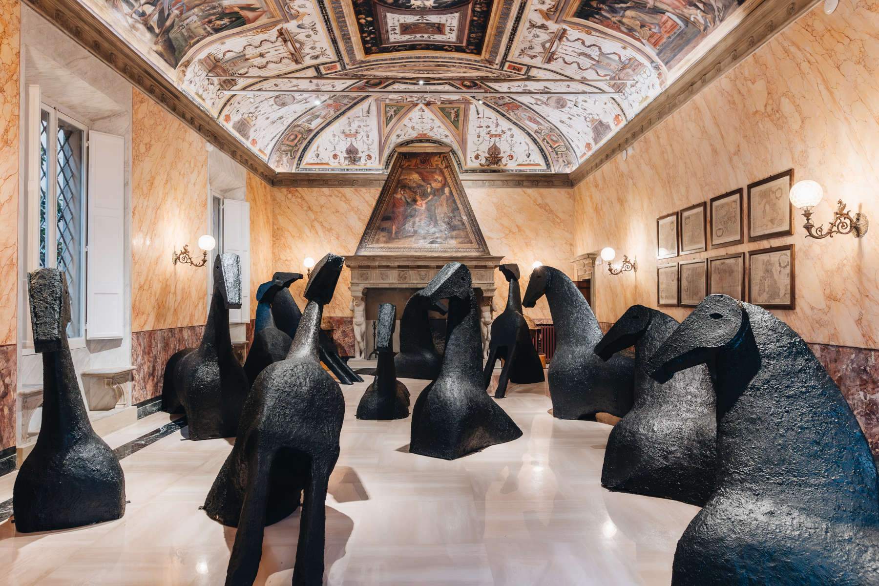 In Bologna, Mimmo Paladino's exhibition in the Palace of the Pope