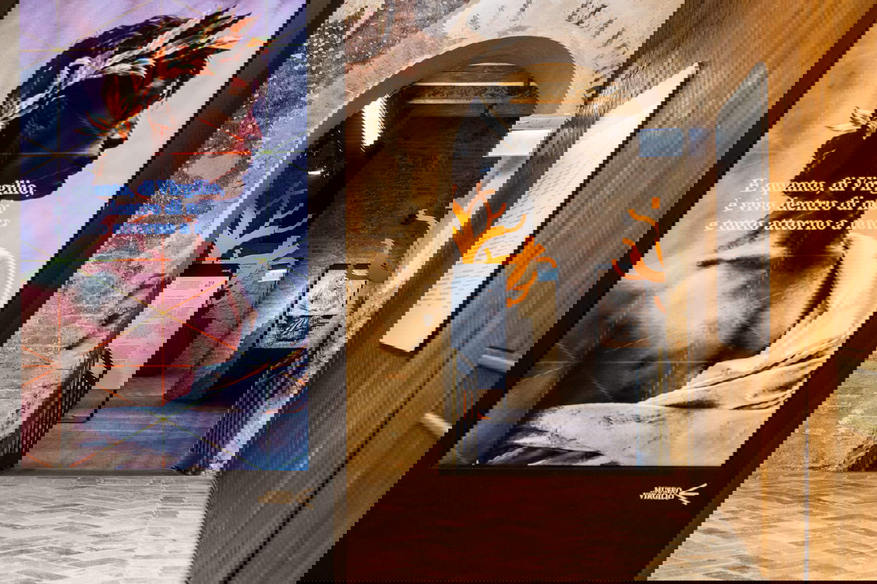 Il Museo Virgilio a Mantua, Palazzo del Podestà. Foto: Silvia Talarico Il Museo Virgilio a Mantua, Palazzo del Podestà. Foto: Silvia Talarico