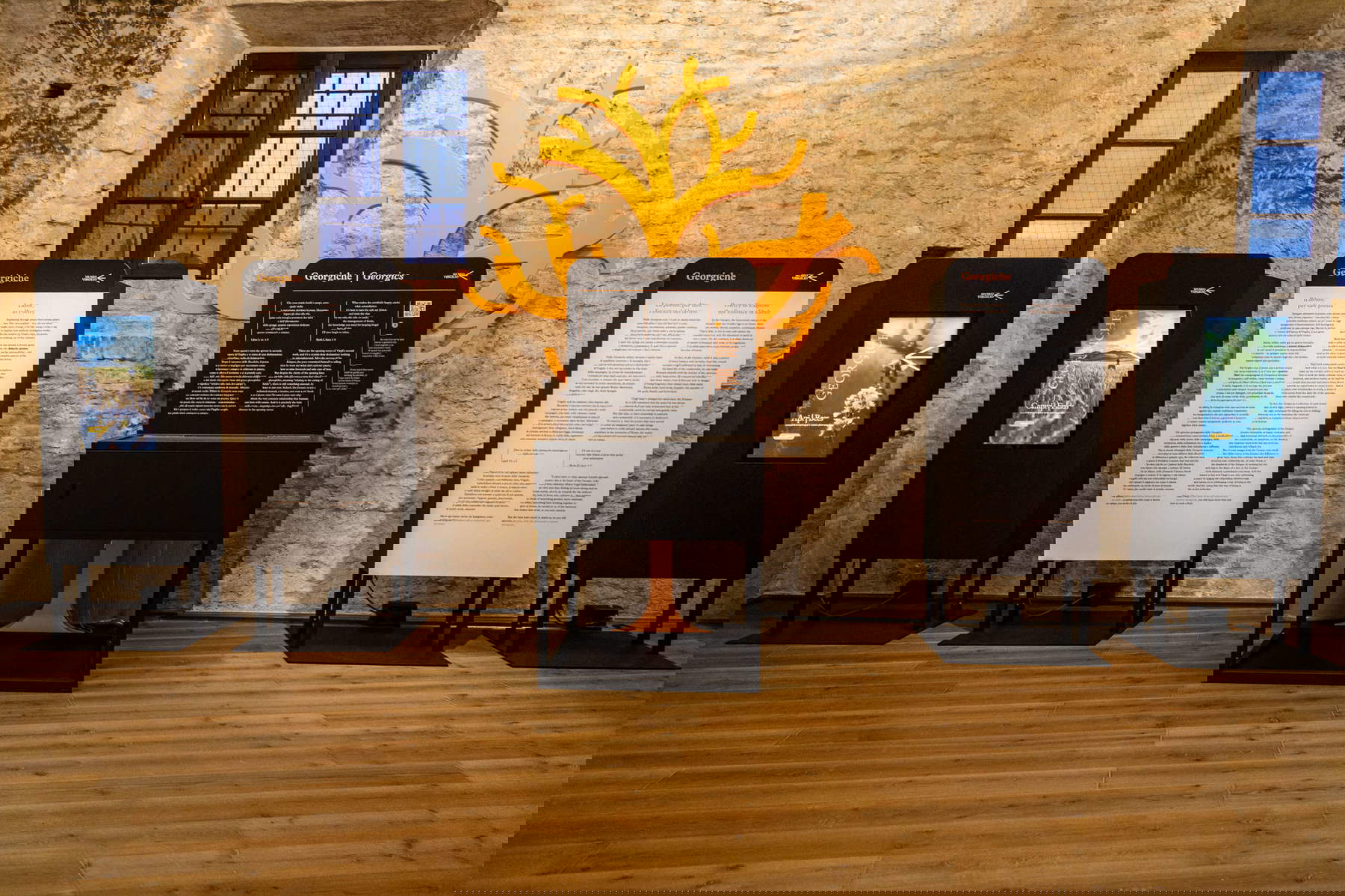 Il Museo Virgilio a Mantua, Palazzo del Podestà. Foto: Silvia Talarico Il Museo Virgilio a Mantua, Palazzo del Podestà. Foto: Silvia Talarico