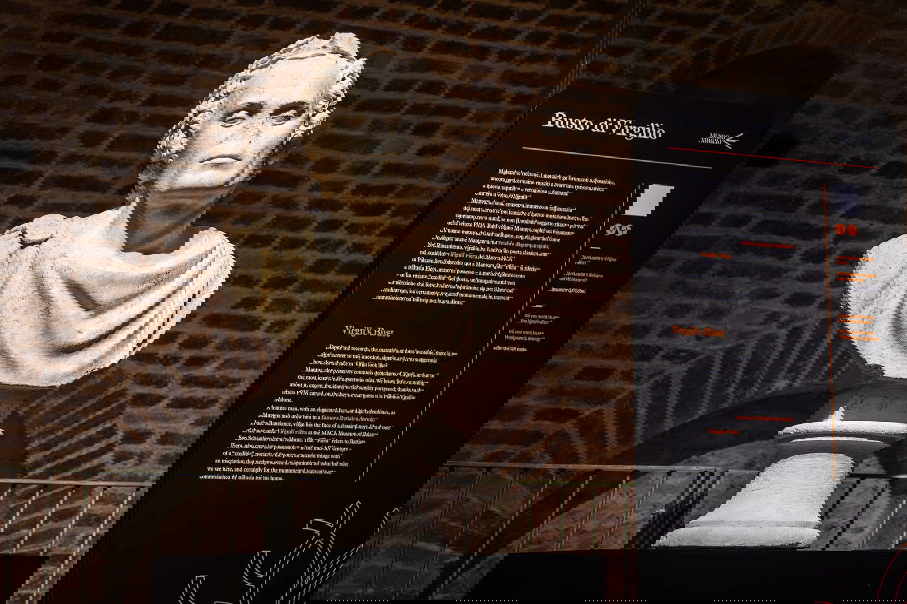 Il Museo Virgilio a Mantua, Palazzo del Podestà. Foto: Silvia Talarico Il Museo Virgilio a Mantua, Palazzo del Podestà. Foto: Silvia Talarico