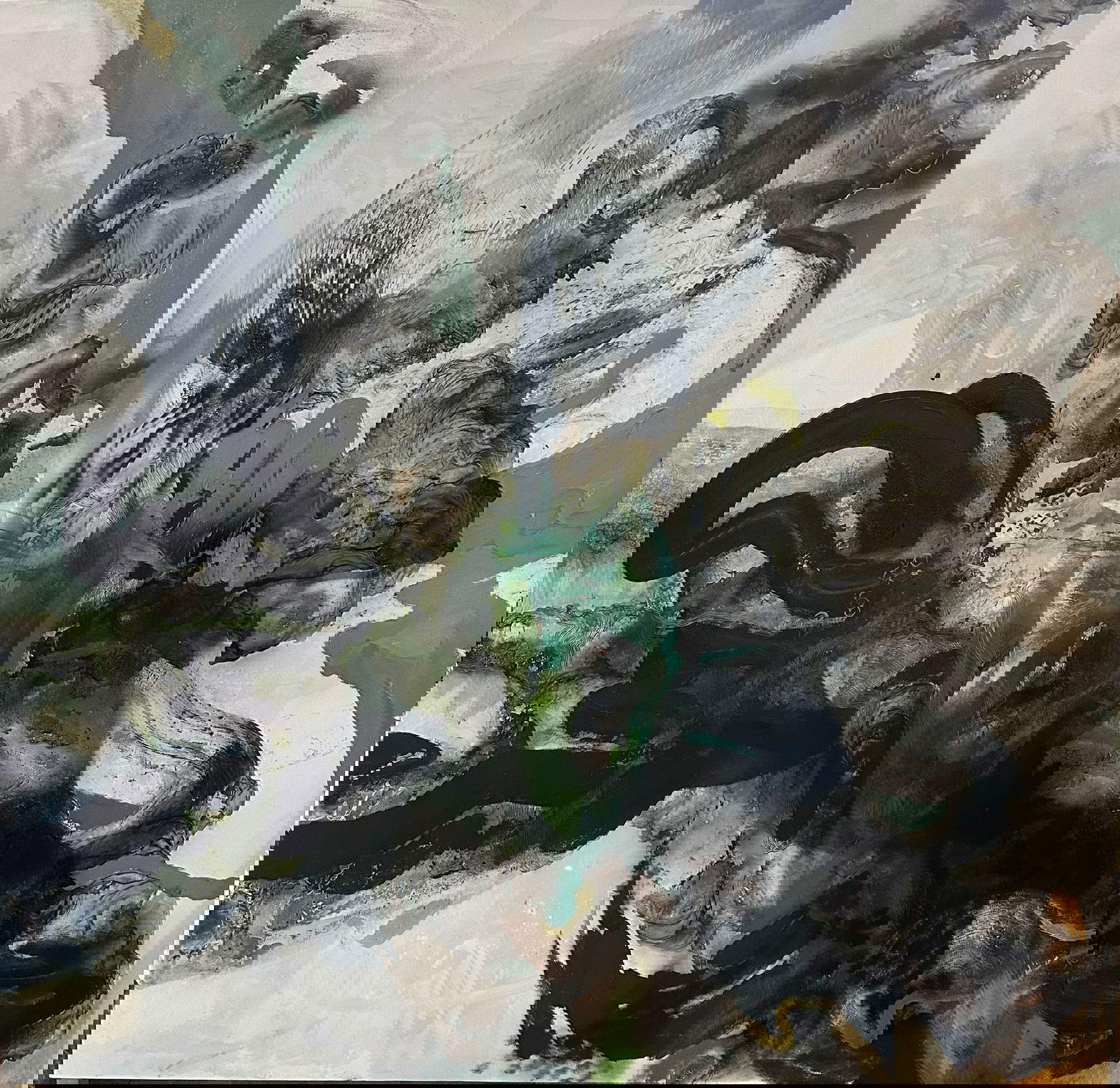 Najsa Dishnica, Saudade (2023; olio su tela, 220 x 179 cm) Najsa Dishnica, Saudade (2023; olio su tela, 220 x 179 cm)