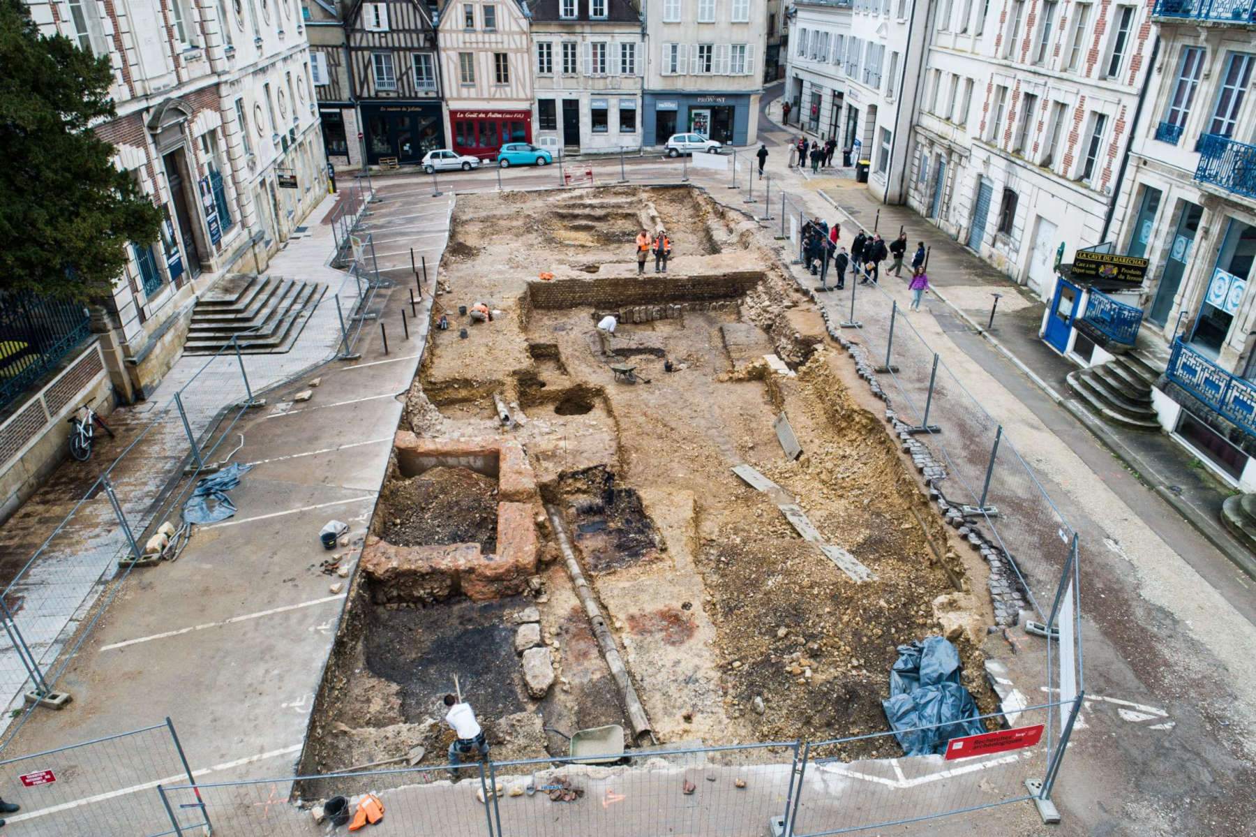 France, discovery of a necropolis of infants in the center of Auxerre