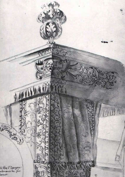 Nicodème Tessin le Jeune, Carrosse pour le roi d'Espagne, détail, Musée national, Stockholm Nicodème Tessin le Jeune, Carrosse pour le roi d'Espagne, détail, Musée national, Stockholm