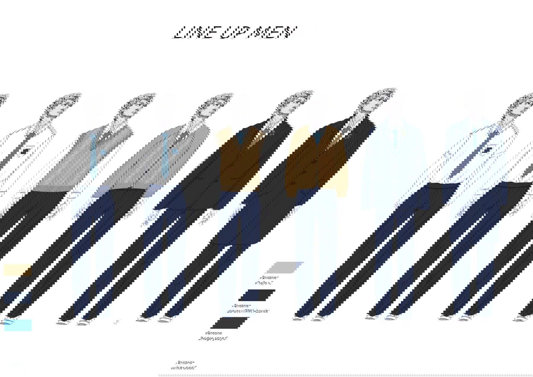 The new men's uniforms