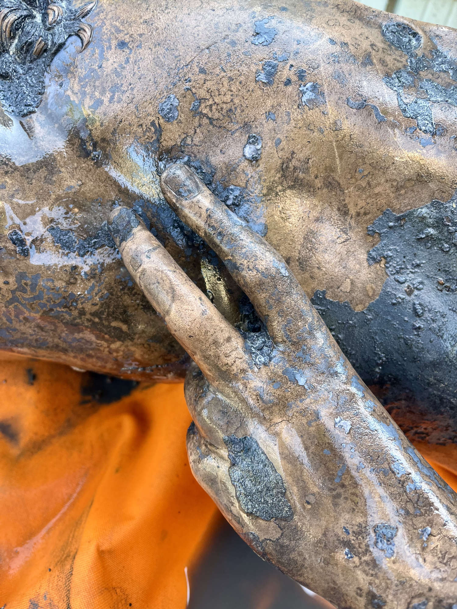 Tronc de l'homme. Photo : Commune de San Casciano dei Bagni / Ludovico Salerno