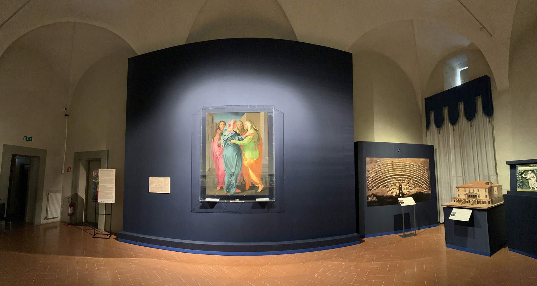 New display of Pontormo's Visitation ready: it can be seen in Poggio a Caiano