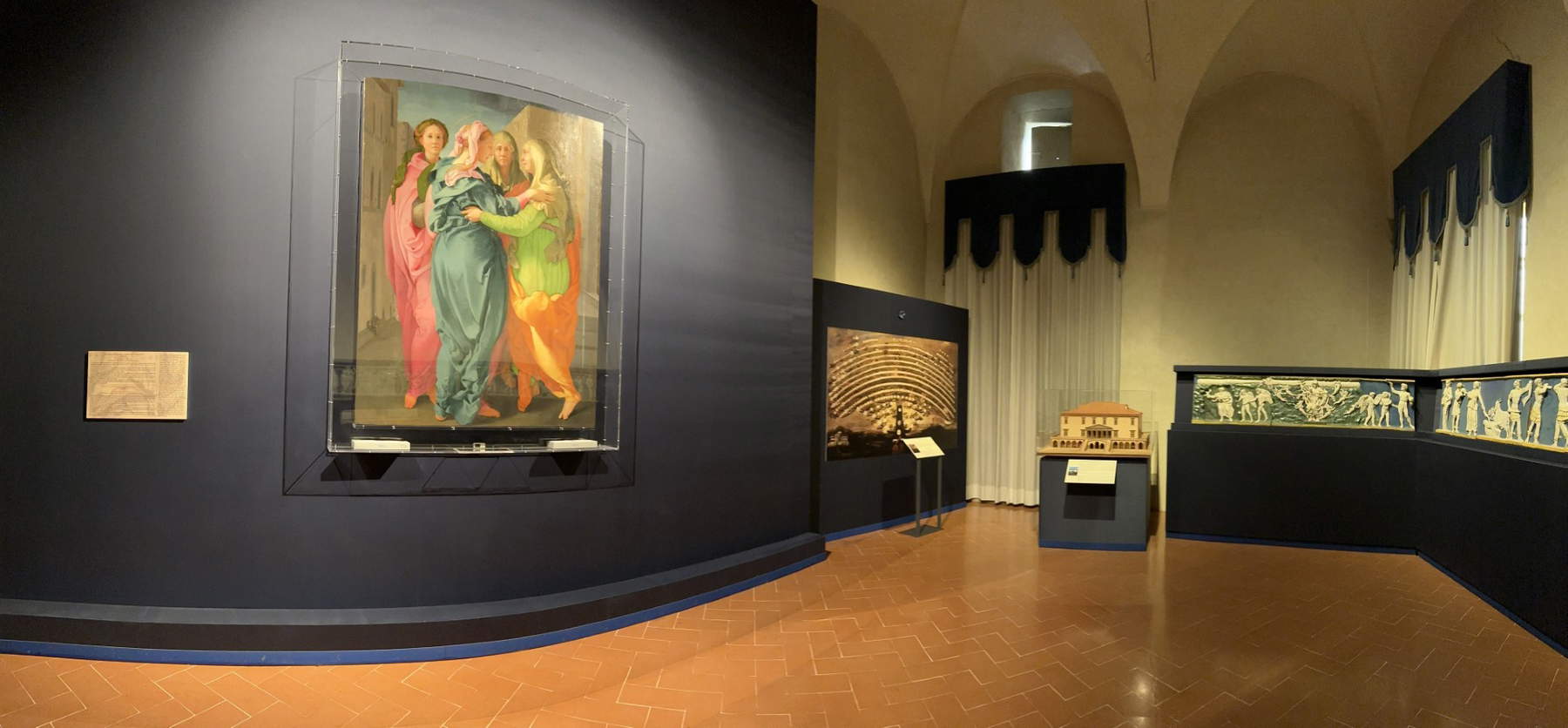 The new display of Pontormo's Visitation The new display of Pontormo's Visitation