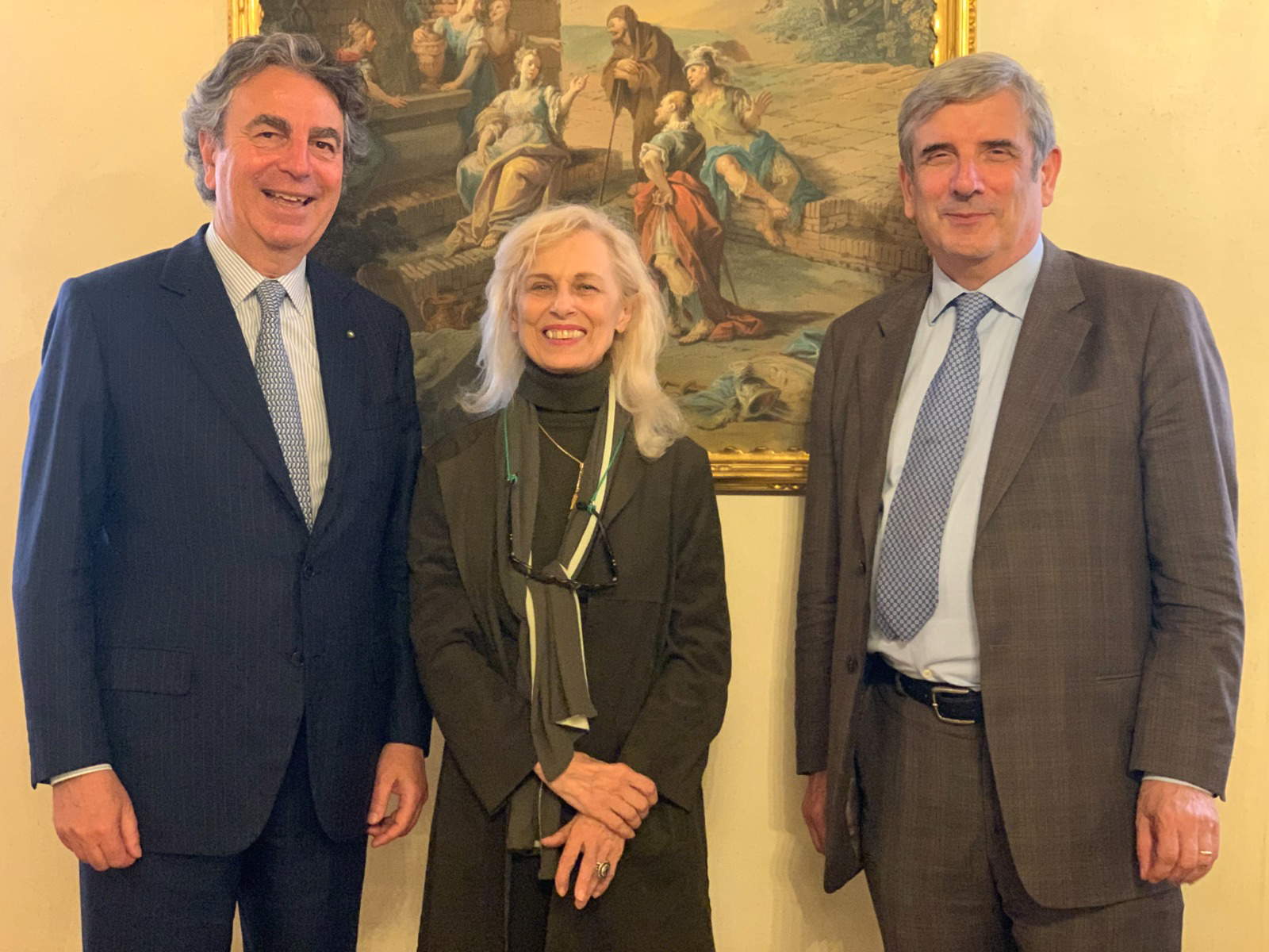 Von links: Giuseppe Costa, Patrizia Pasini, Renzo Servadei Von links: Giuseppe Costa, Patrizia Pasini, Renzo Servadei