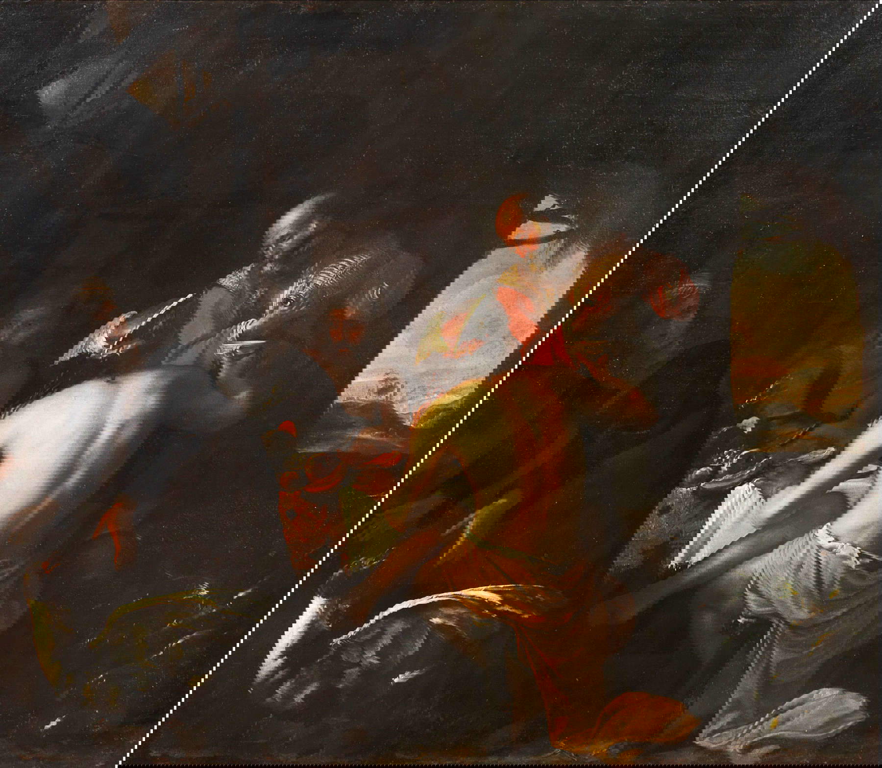 Orazio De Ferrari, Filemone e Bauci (1640 circa; olio su tela, 186,5 x 212 cm) Orazio De Ferrari, Filemone e Bauci (1640 circa; olio su tela, 186,5 x 212 cm)