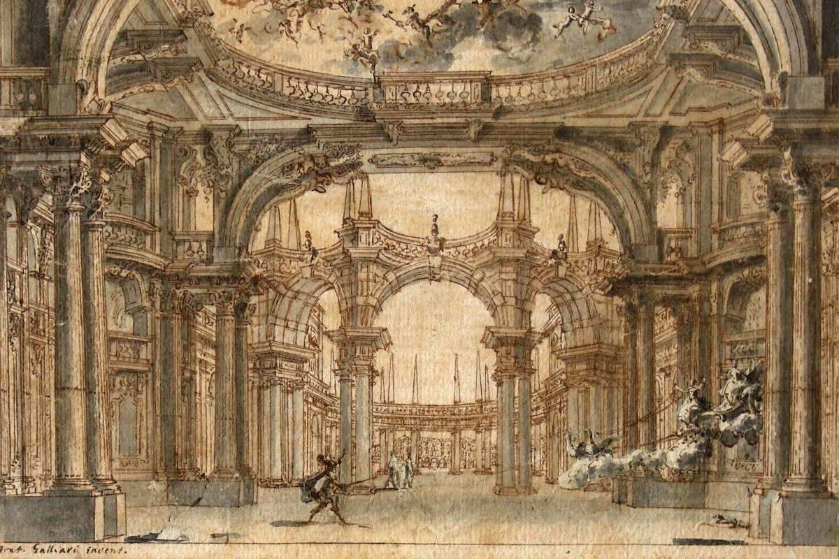 Turin, Palazzo Madama tells the story of theater between the eighteenth and nineteenth centuries with set designs