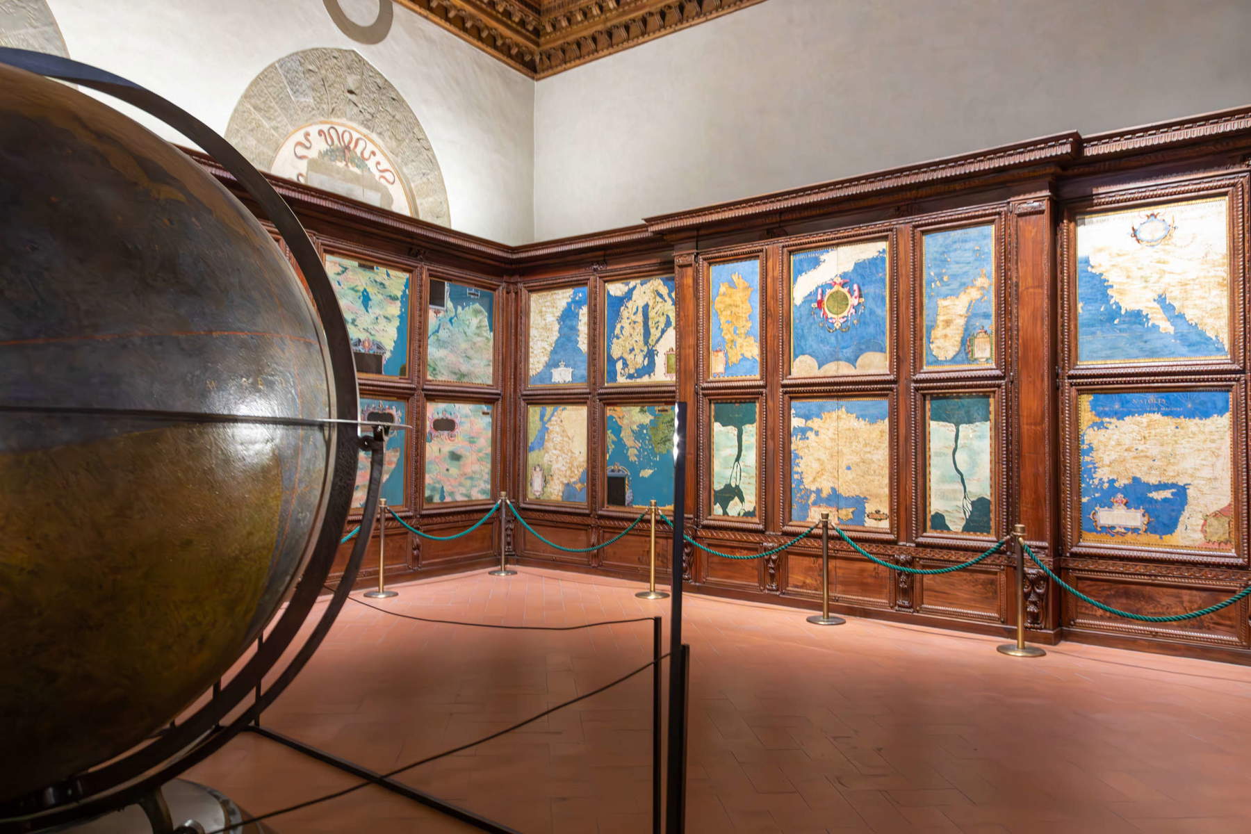 Florencia, la Sala delle Carte Geografiche del Palazzo Vecchio reabre restaurada