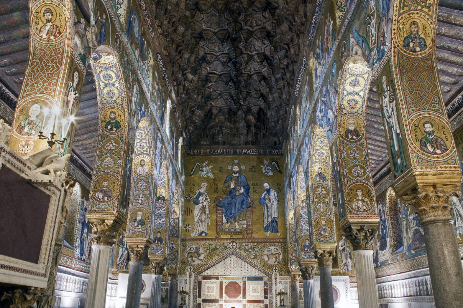 Palermo, mosaics of the Palatine Chapel Palermo, mosaics of the Palatine Chapel