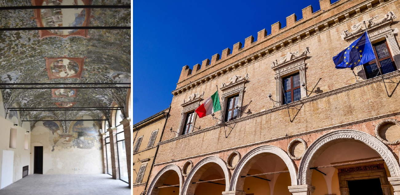 Pesaro Capitale Italiana della Cultura 2024, inizia il restauro della Loggia del Genga nel Palazzo Ducale 