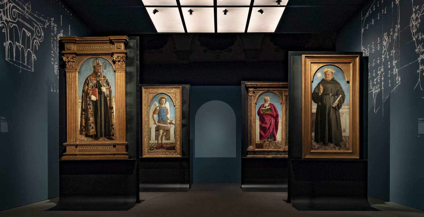 Milan, Piero della Francesca's Augustinian Polyptych on display reconstructed after 555 years