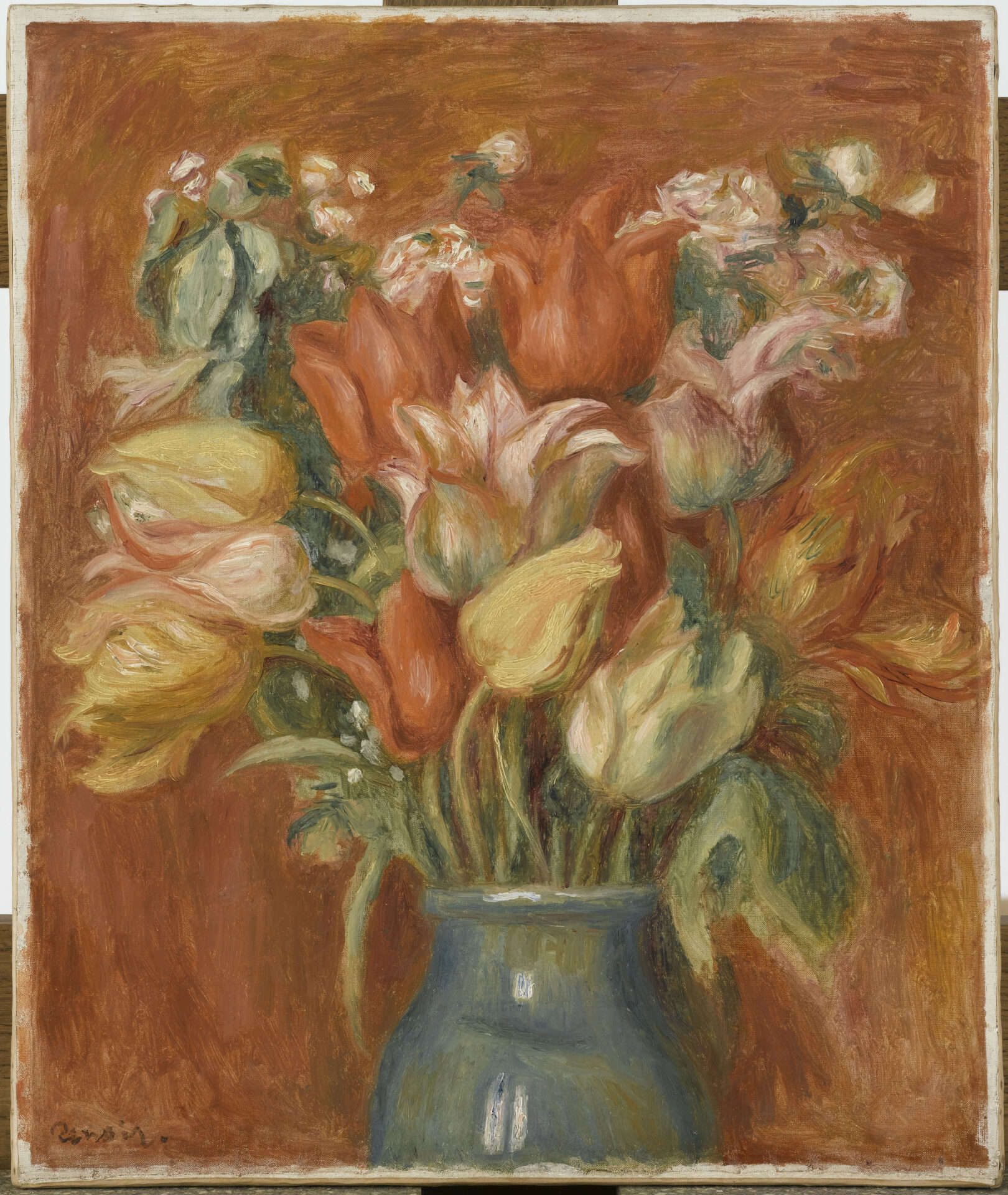 Pierre-Auguste Renoir, Bouquet de tulipes (© 2024 RMN-Grand Palais / Franck Raux/ Dist. Foto SCALA, Florence) Pierre-Auguste Renoir, Bouquet de tulipes (© 2024 RMN-Grand Palais / Franck Raux/ Dist. Foto SCALA, Florence)