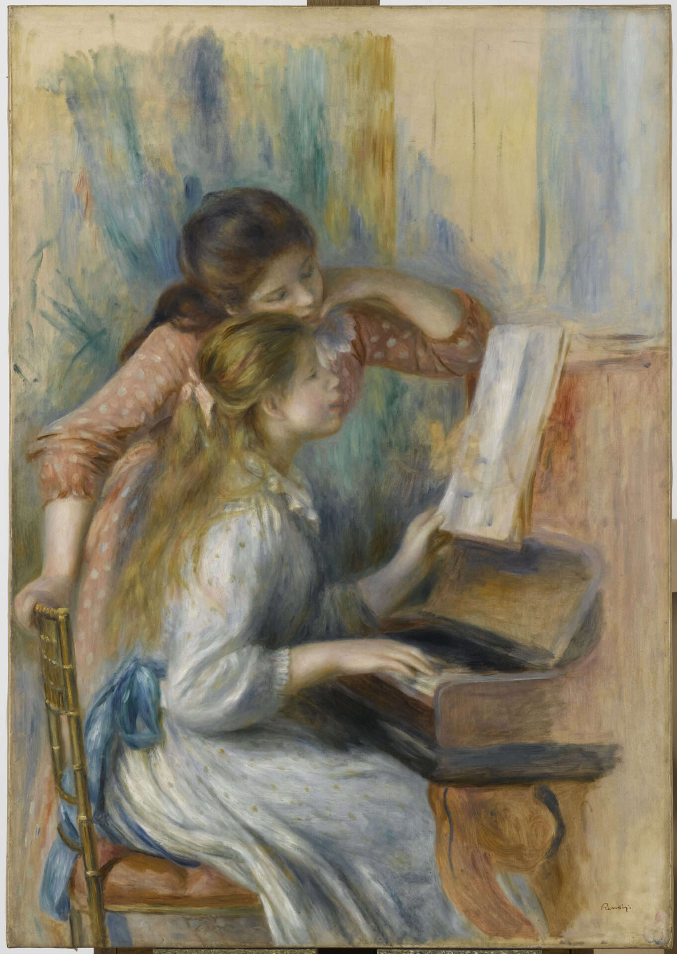 Pierre-Auguste Renoir, Jeunes filles au piano (© 2024 RMN-Grand Palais / Franck Raux/ Dist. Foto SCALA, Florence) Pierre-Auguste Renoir, Jeunes filles au piano (© 2024 RMN-Grand Palais / Franck Raux/ Dist. Foto SCALA, Florence)