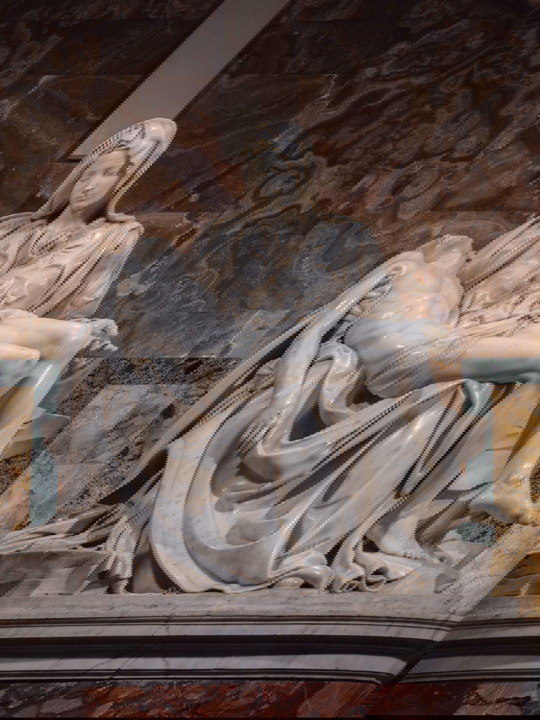 Neue Beleuchtung der Pieta von Michelangelo. Foto: Matteo De Mayda