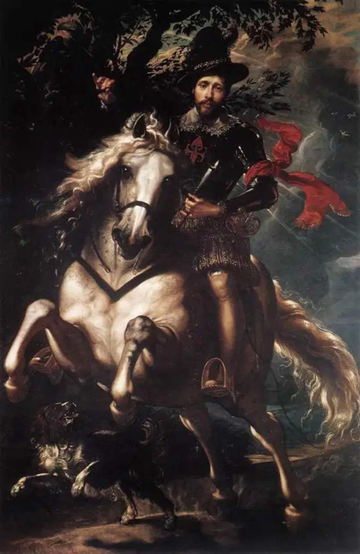 Peter Paul Rubens, Ritratto di Giovan Carlo Doria a cavallo (1607-1608 circa; Genova, Musei Nazionali di Genova - Galleria Nazionale della Liguria)