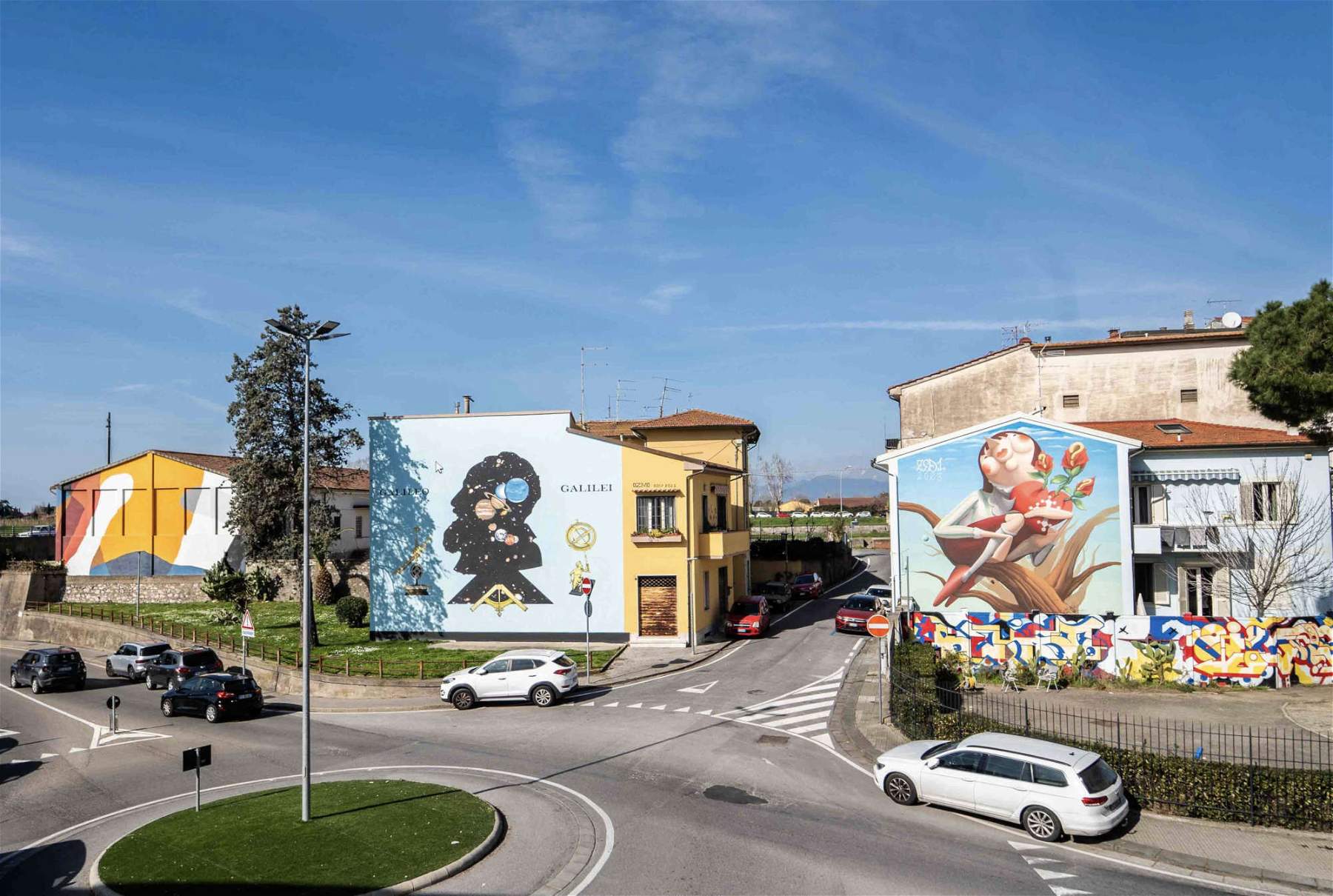 Inauguration à Pise du plus grand parcours d'art de la rue d'Italie