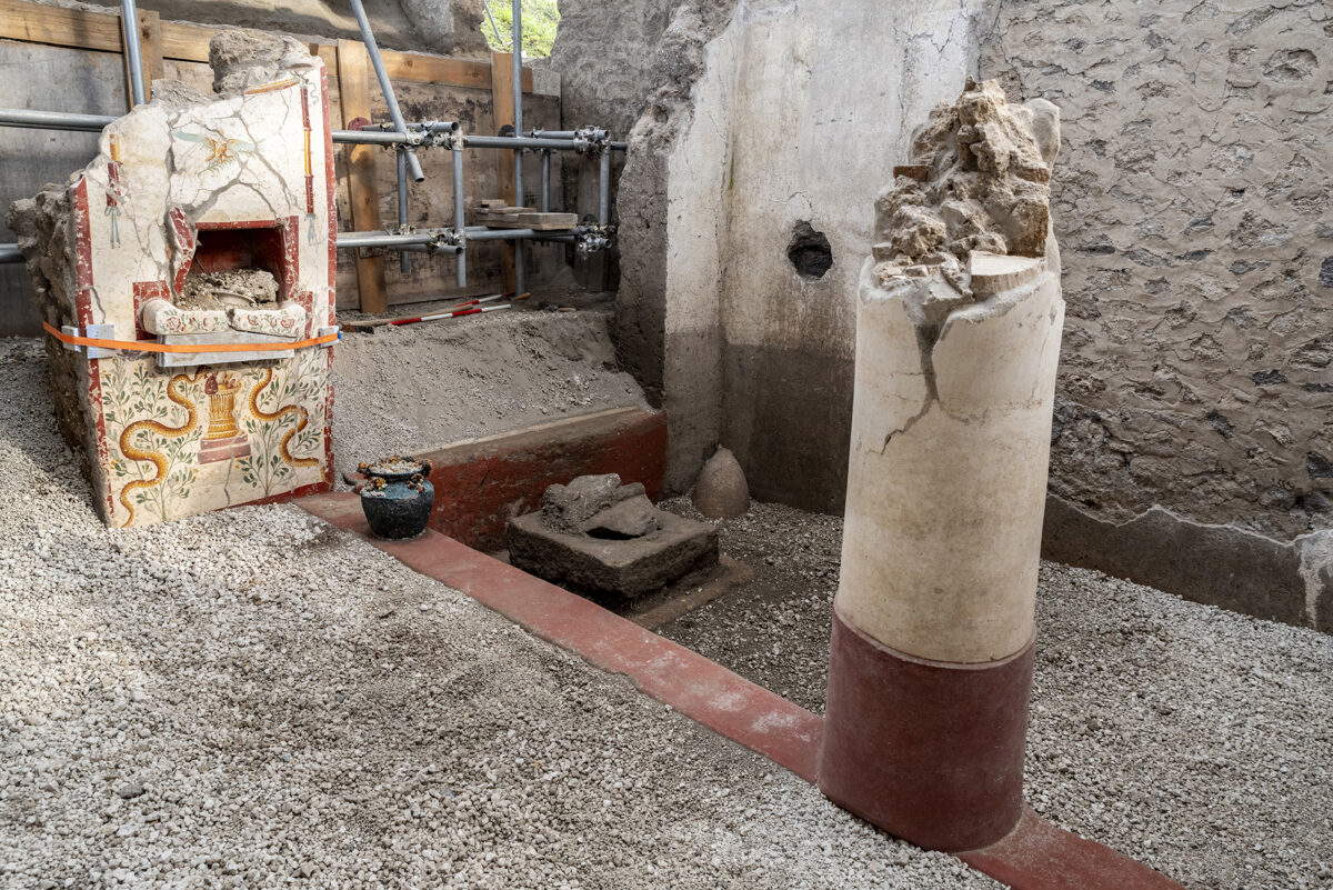 Pompei, Casa di Fedra. Foto: Parco Archeologico di Pompei Pompei, Casa di Fedra. Foto: Parco Archeologico di Pompei