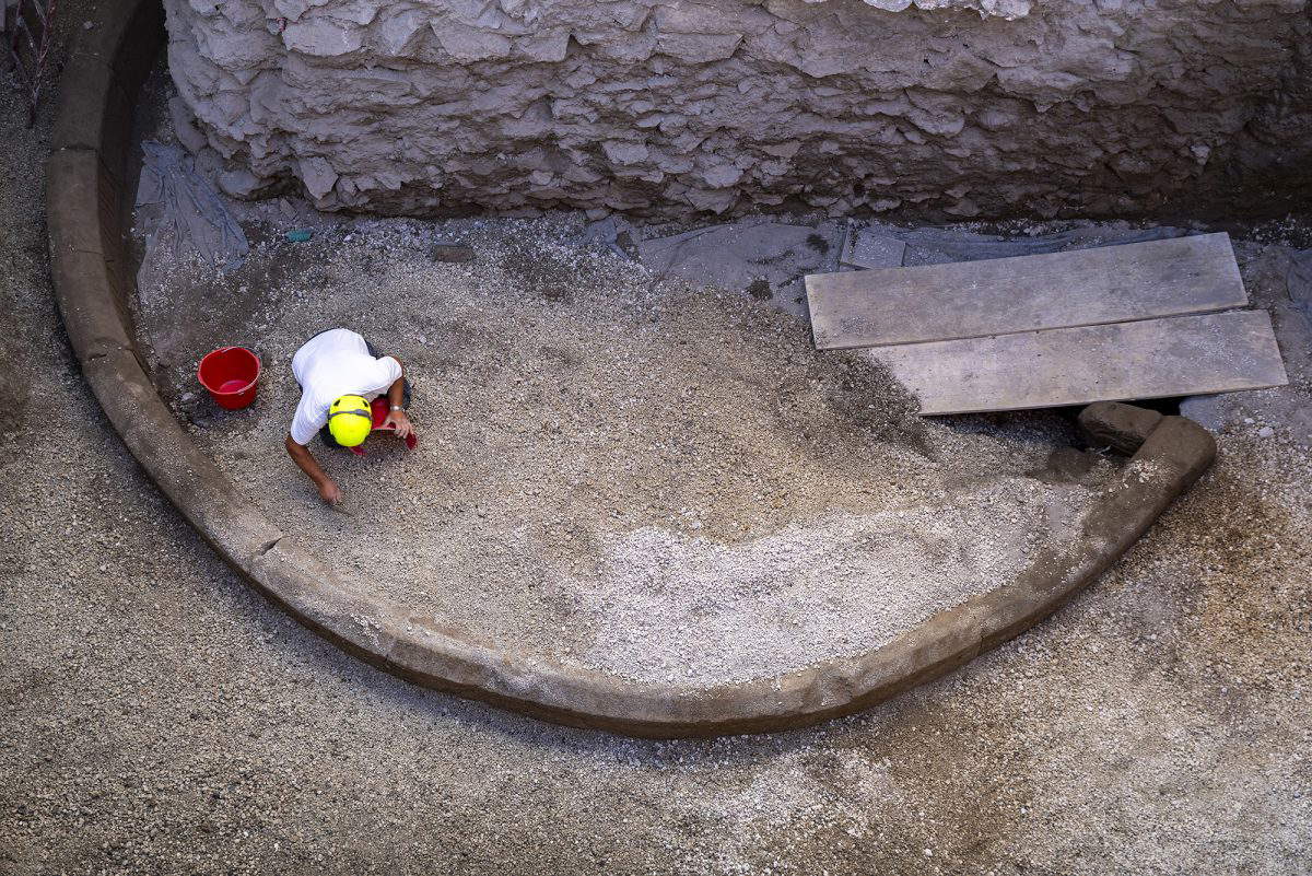 L'inscription dans la tombe de Numerius Agrestinus découverte à Pompéi