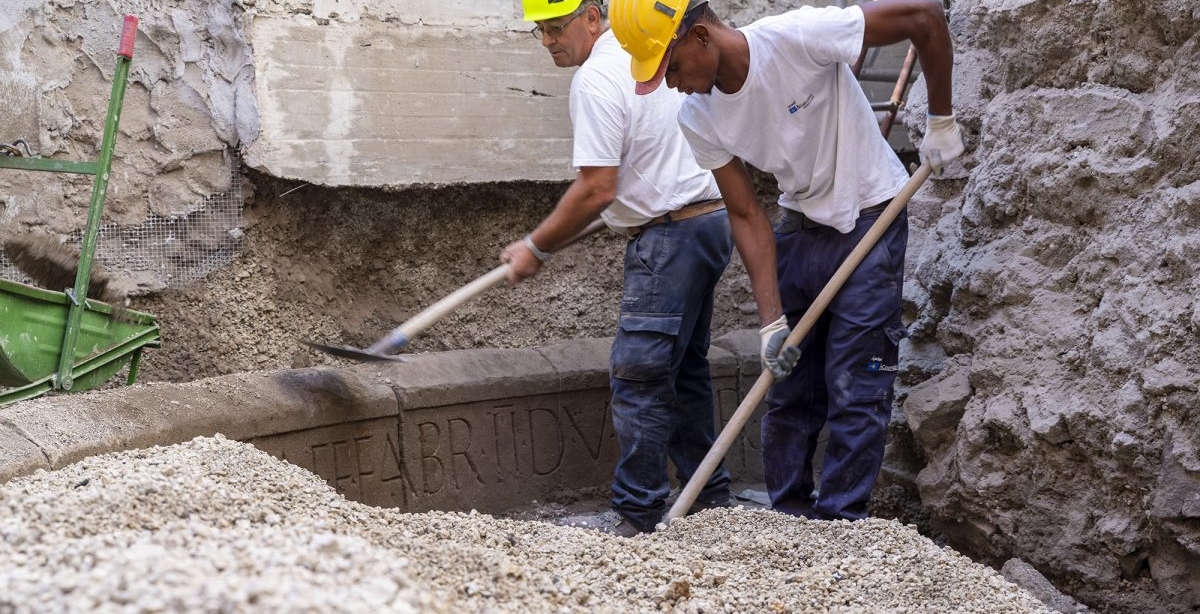 Pompeji, eine Inschrift, die die Archäologen überrascht hat