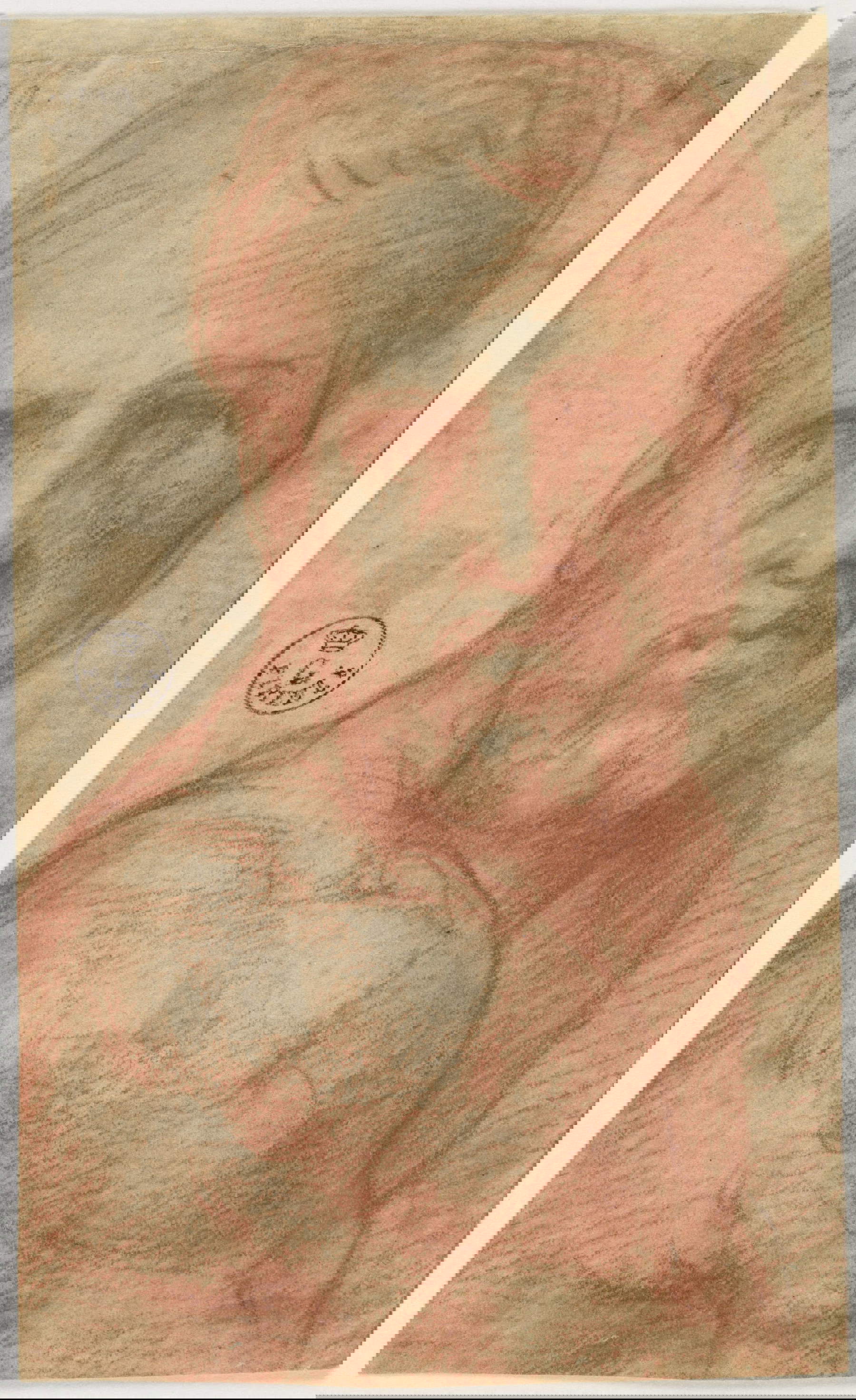 Jacopo da Pontormo, Selbstporträt (um 1519-20; roter Stein, Spuren von schwarzem Stein, Papier; Florenz, Uffizien, Kabinett der Zeichnungen und Drucke) Jacopo da Pontormo, Selbstporträt (um 1519-20; roter Stein, Spuren von schwarzem Stein, Papier; Florenz, Uffizien, Kabinett der Zeichnungen und Drucke)