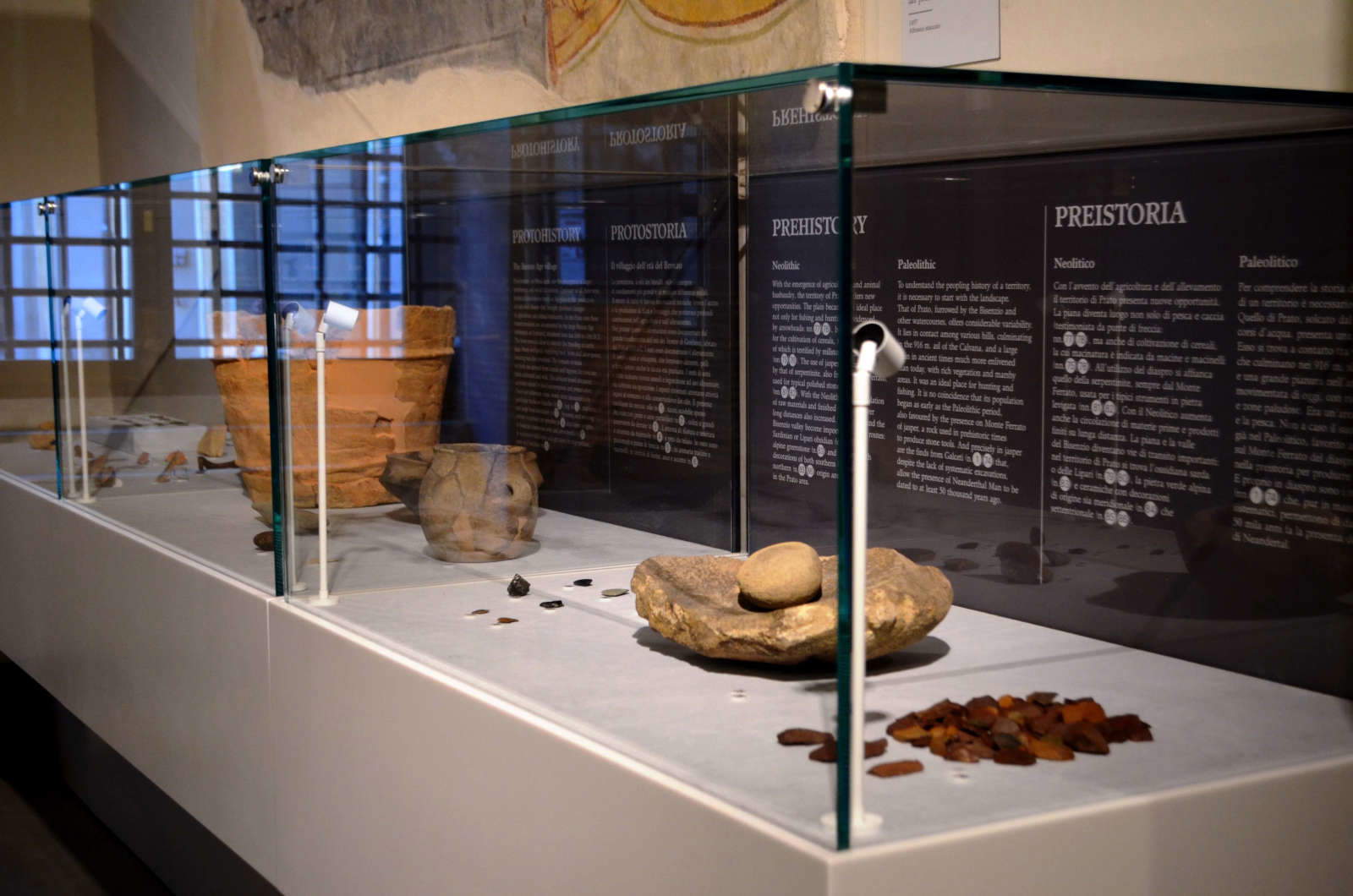 Prato, das Museum des Palazzo Pretorio präsentiert den neuen archäologischen Kern