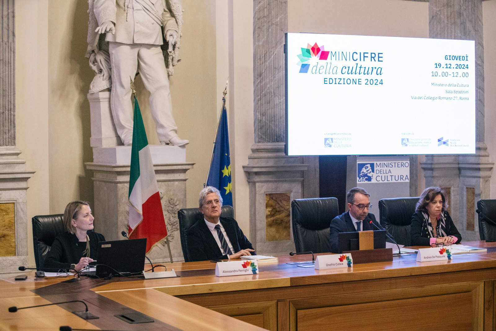 La presentazione del rapporto al Ministero della Cultura