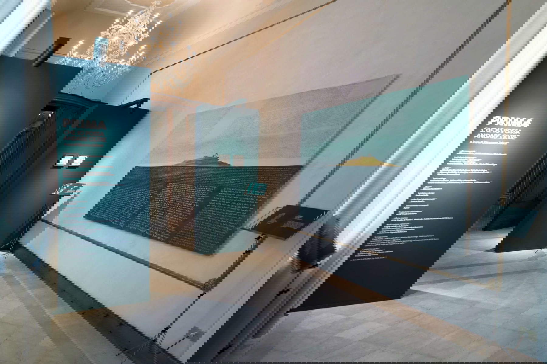 Allestimenti della mostra