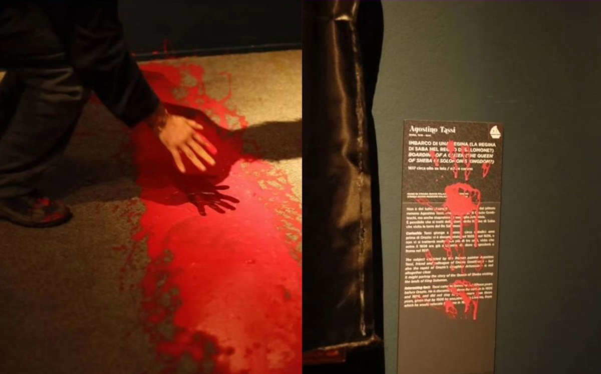 Protest at the exhibition on Artemisia Gentileschi