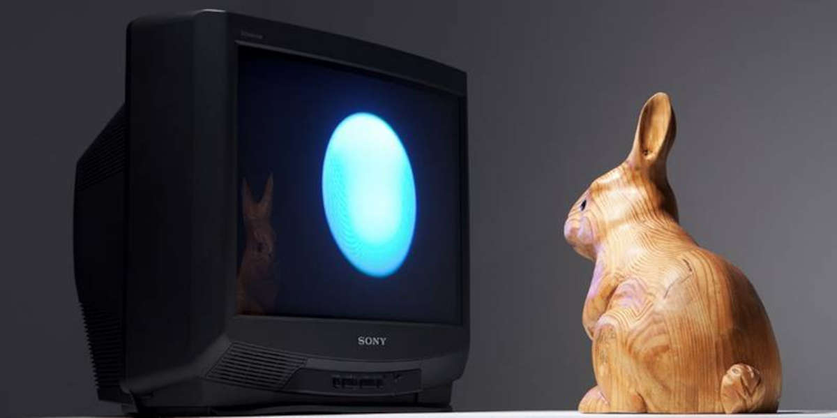 A rabbit on the moon. An exhibition on Nam June Paik in Turin.