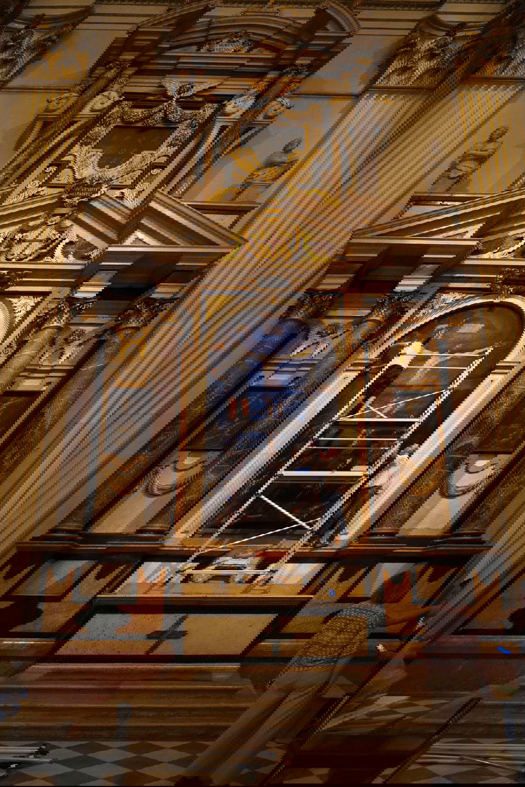 Le démontage du retable de Guercino Le démontage du retable de Guercino
