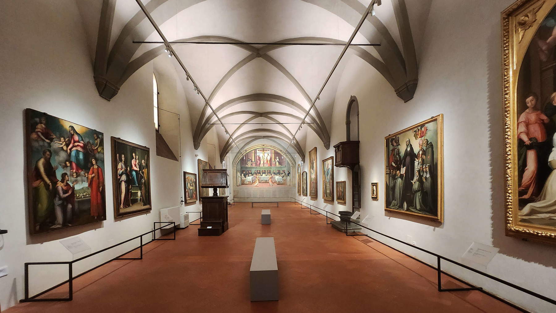 Florenz, das Große Refektorium des Museums San Marco wird restauriert und renoviert wiedereröffnet