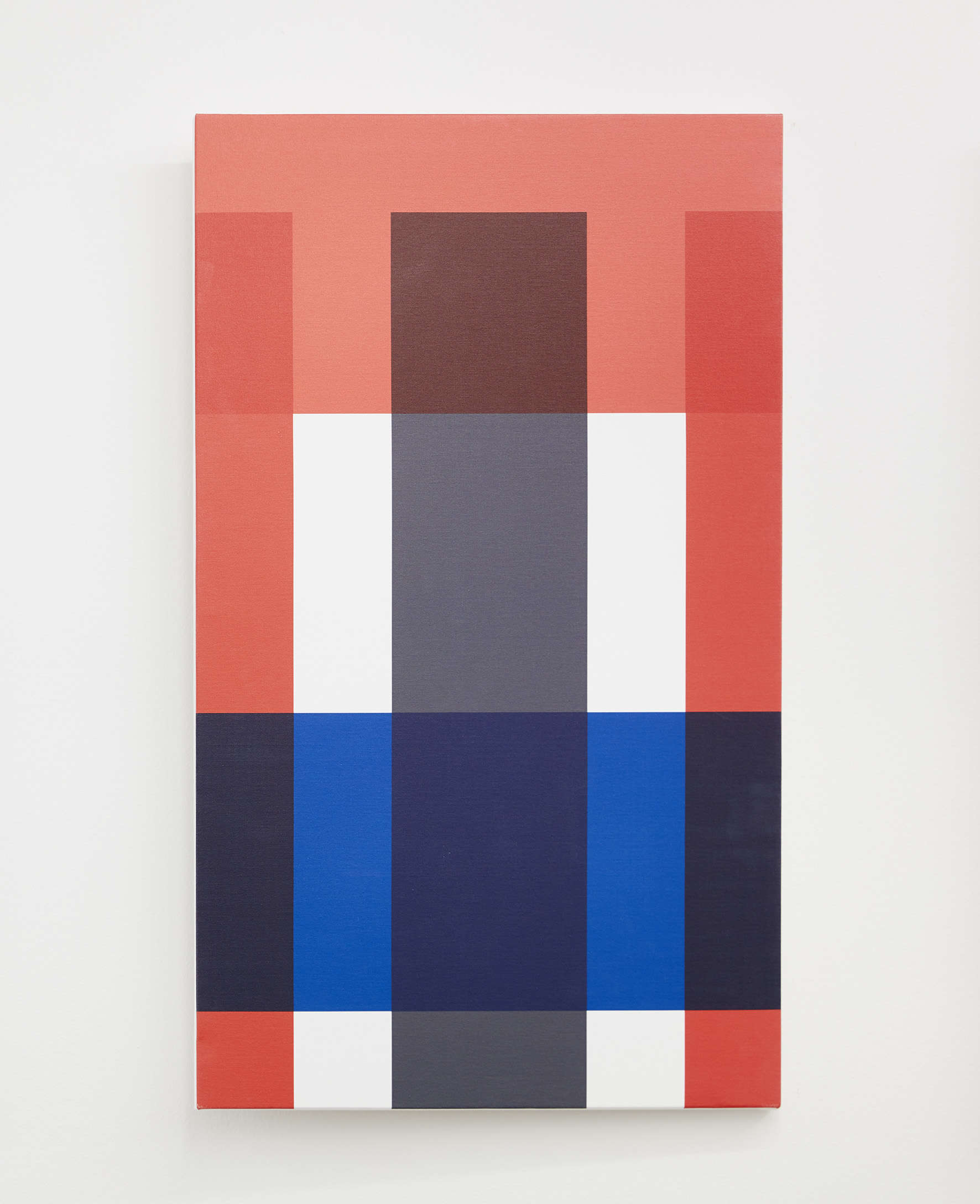 Riccardo Previdi, Diversión con banderas (Francia-Tailandia) (2017; impresión de inyección de tinta sobre papel, 100 &times; 60 cm). Cortesía del artista y Francesca Minini). Foto: Agostino Osio