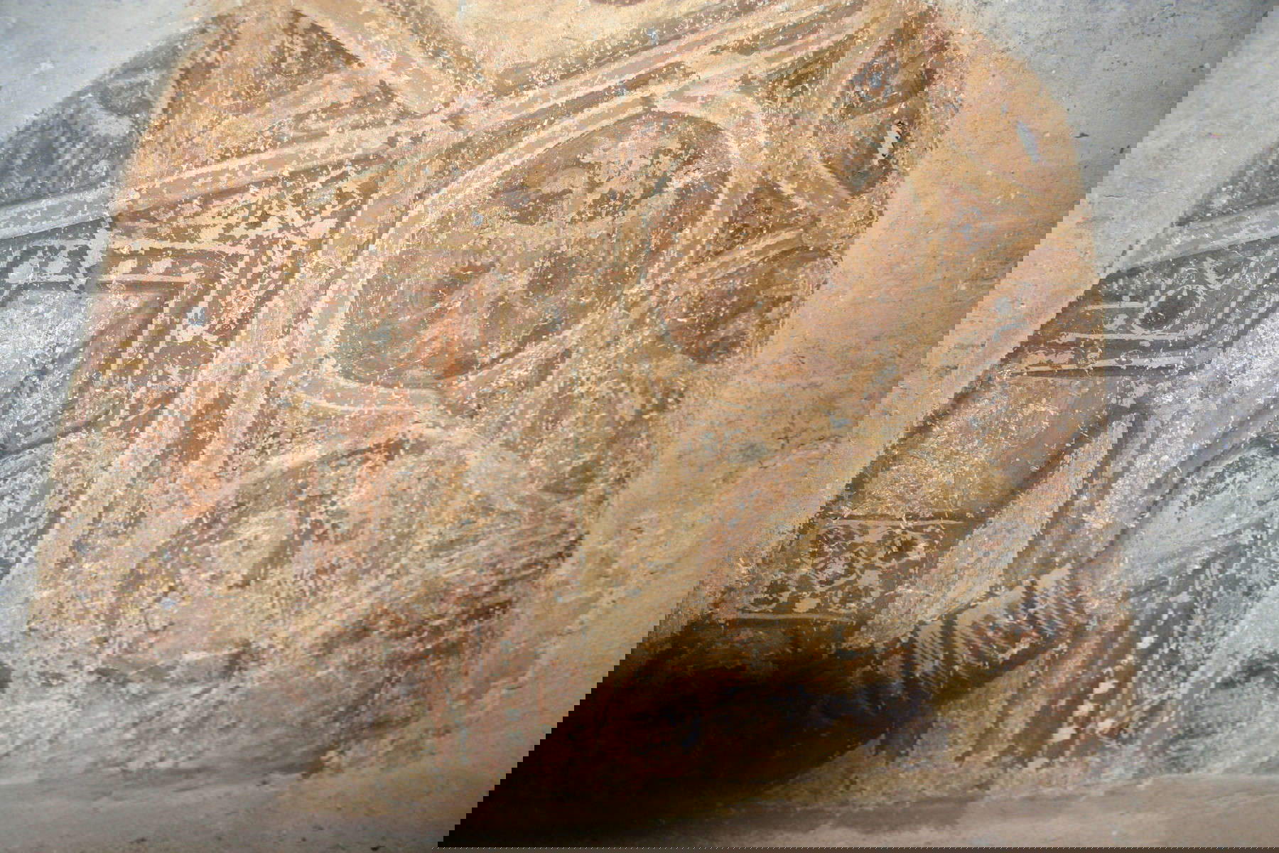 The portrait of Constantine XI discovered in the monastery of Taxiarchon The portrait of Constantine XI discovered in the monastery of Taxiarchon
