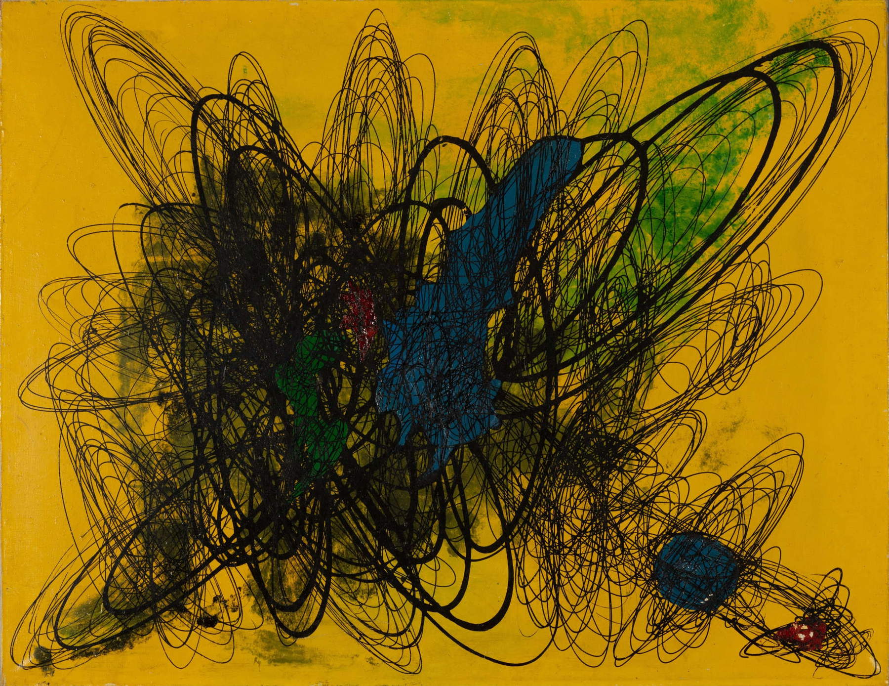 Roberto Crippa, Spirali (1951-1952; tecnica mista su tela, 70,5 x 90 cm; Rovereto, Mart)