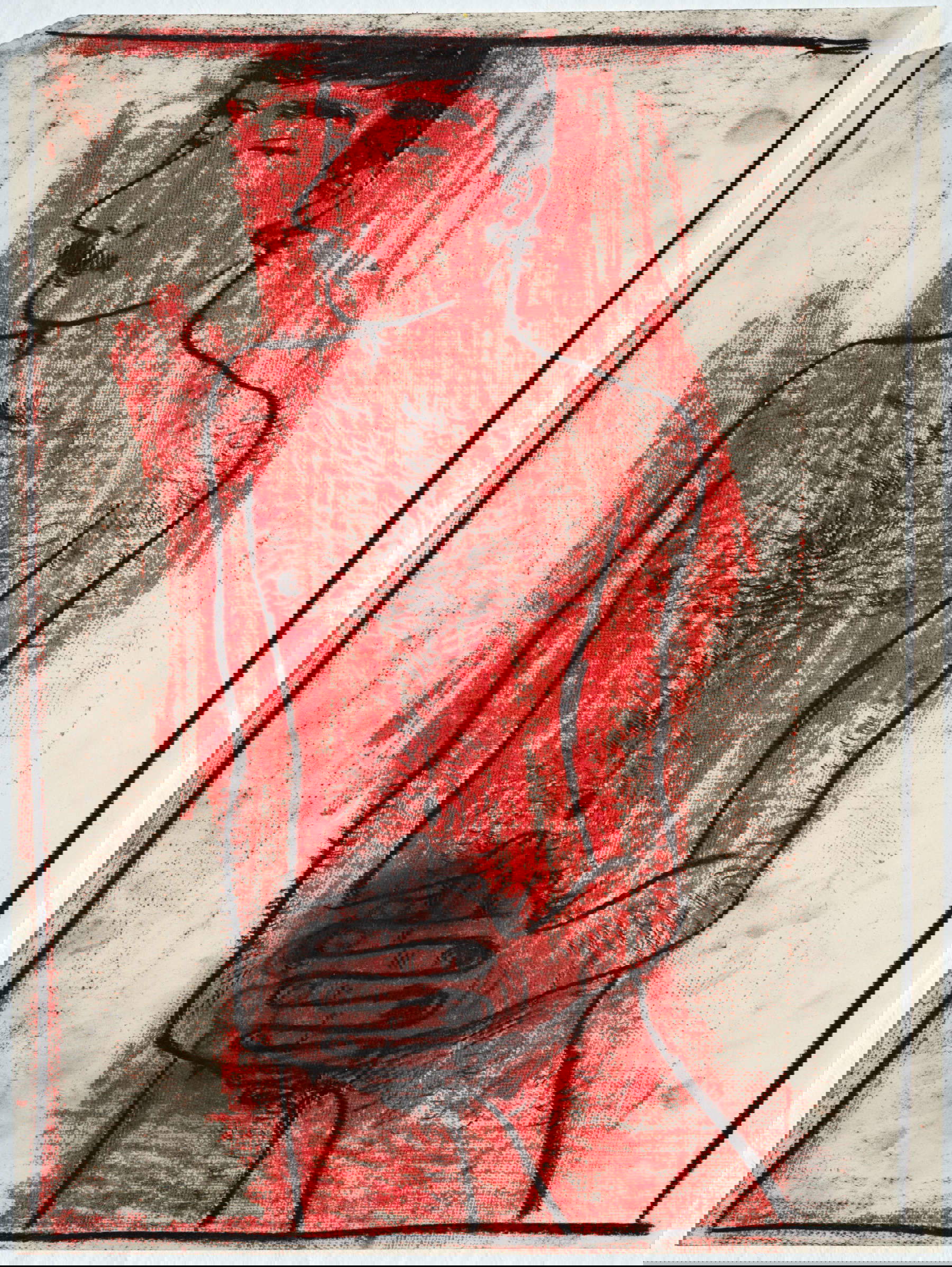 Roberto De Pinto, Small Caress Magnet (2024; encaustic, pastels and oil on canvas, 49.5 x 39.5 cm) Roberto De Pinto, Small Caress Magnet (2024; encaustic, pastels and oil on canvas, 49.5 x 39.5 cm)