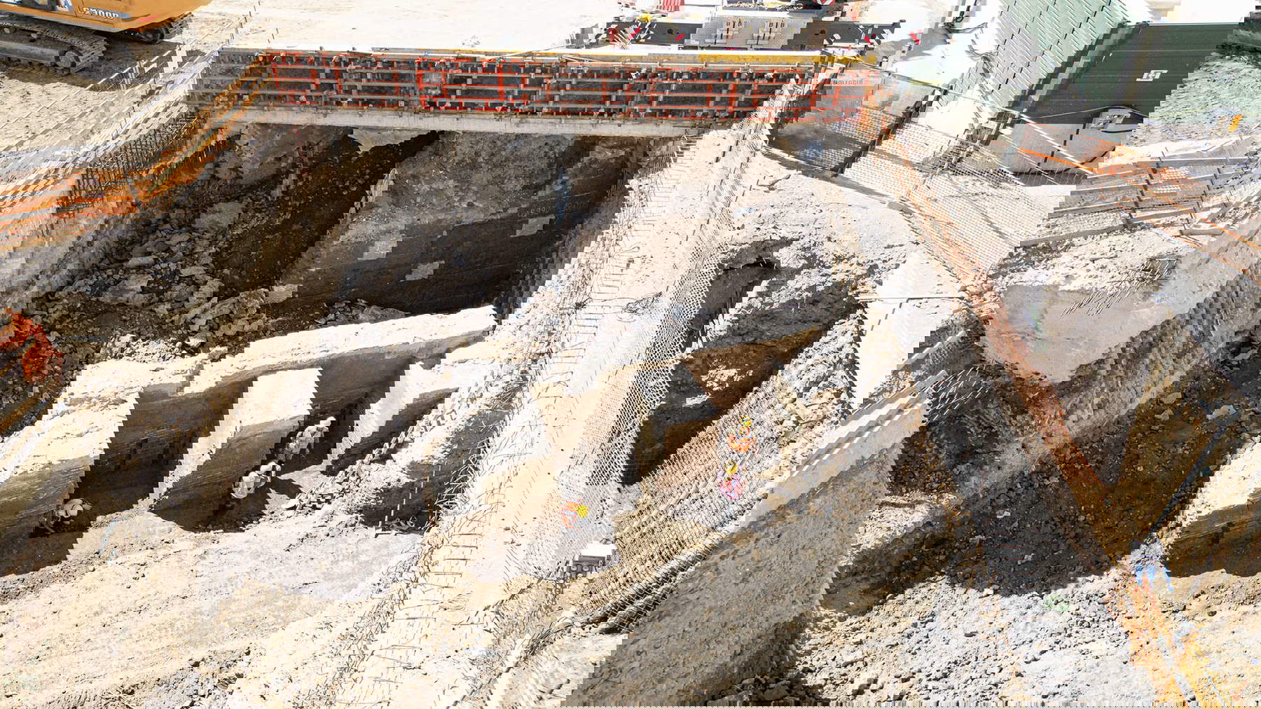 Le portique Julio-Claudio se trouve sur la Piazza Pia à Rome.