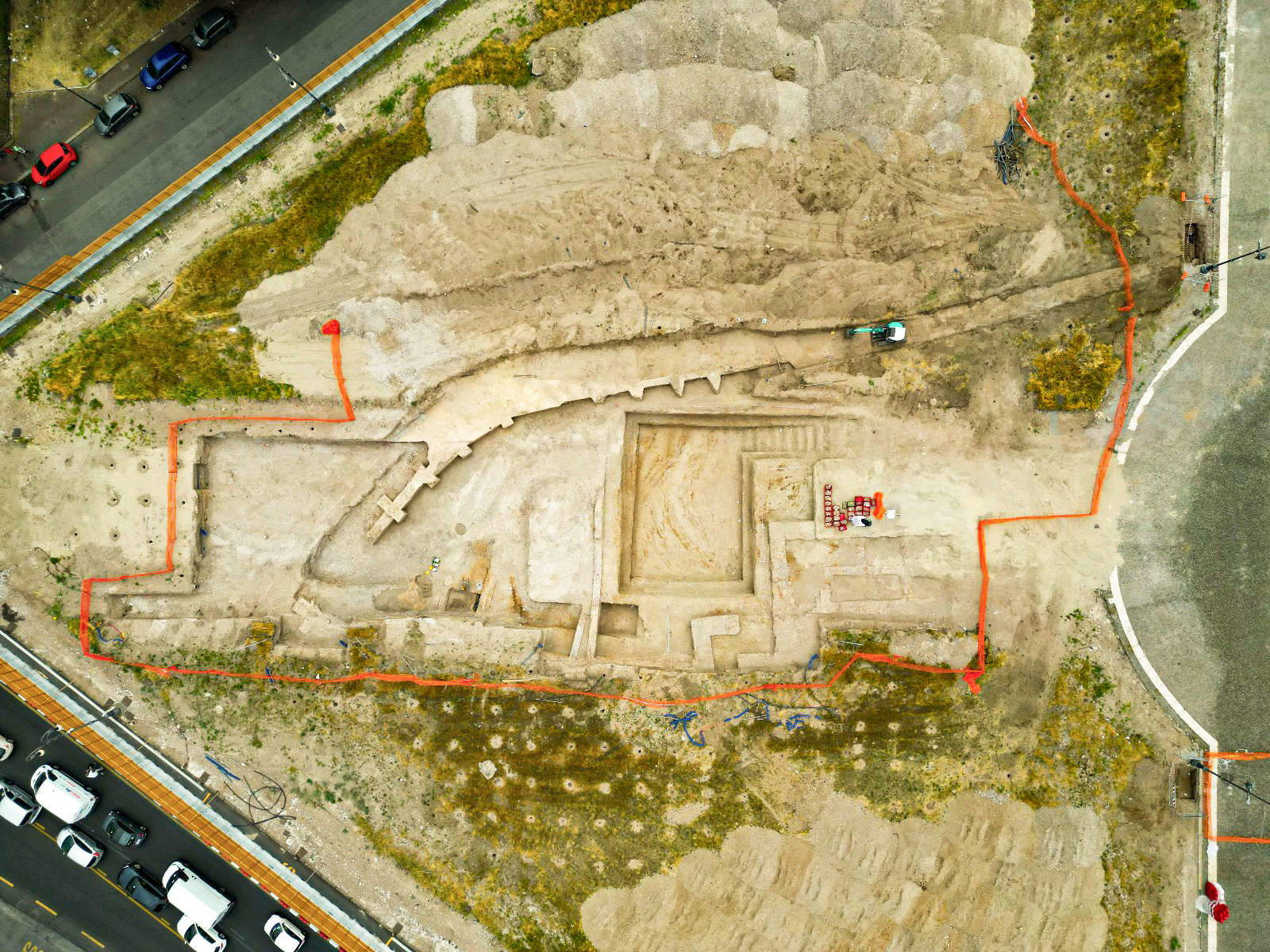 La scoperta delle strutture murarie del Patriarchio. Foto: Ministero della Cultura