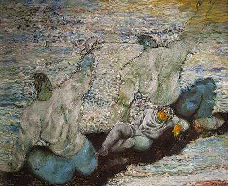 Sandro Chia, Reckless Raft (1982; oil on canvas, 300 x 371 cm; Berlin, Marx Collection) Sandro Chia, Reckless Raft (1982; oil on canvas, 300 x 371 cm; Berlin, Marx Collection)