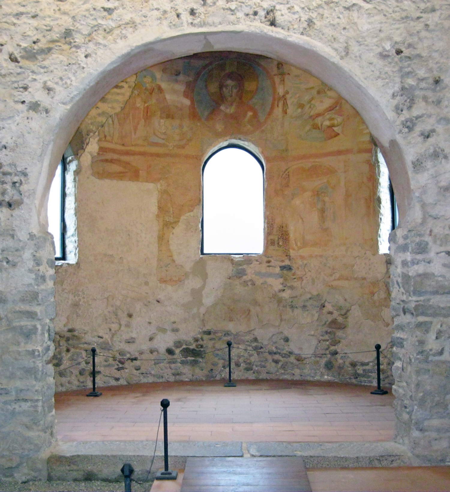 Fresken in der Kirche Santa Maria foris portas