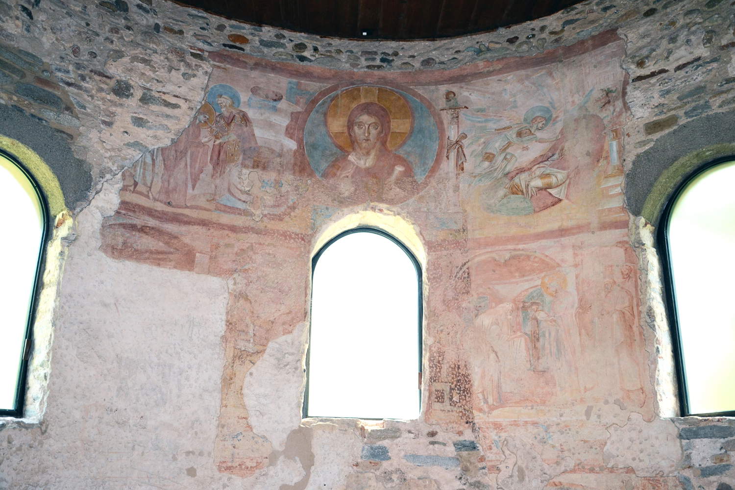 Fresken in der Kirche Santa Maria foris portas