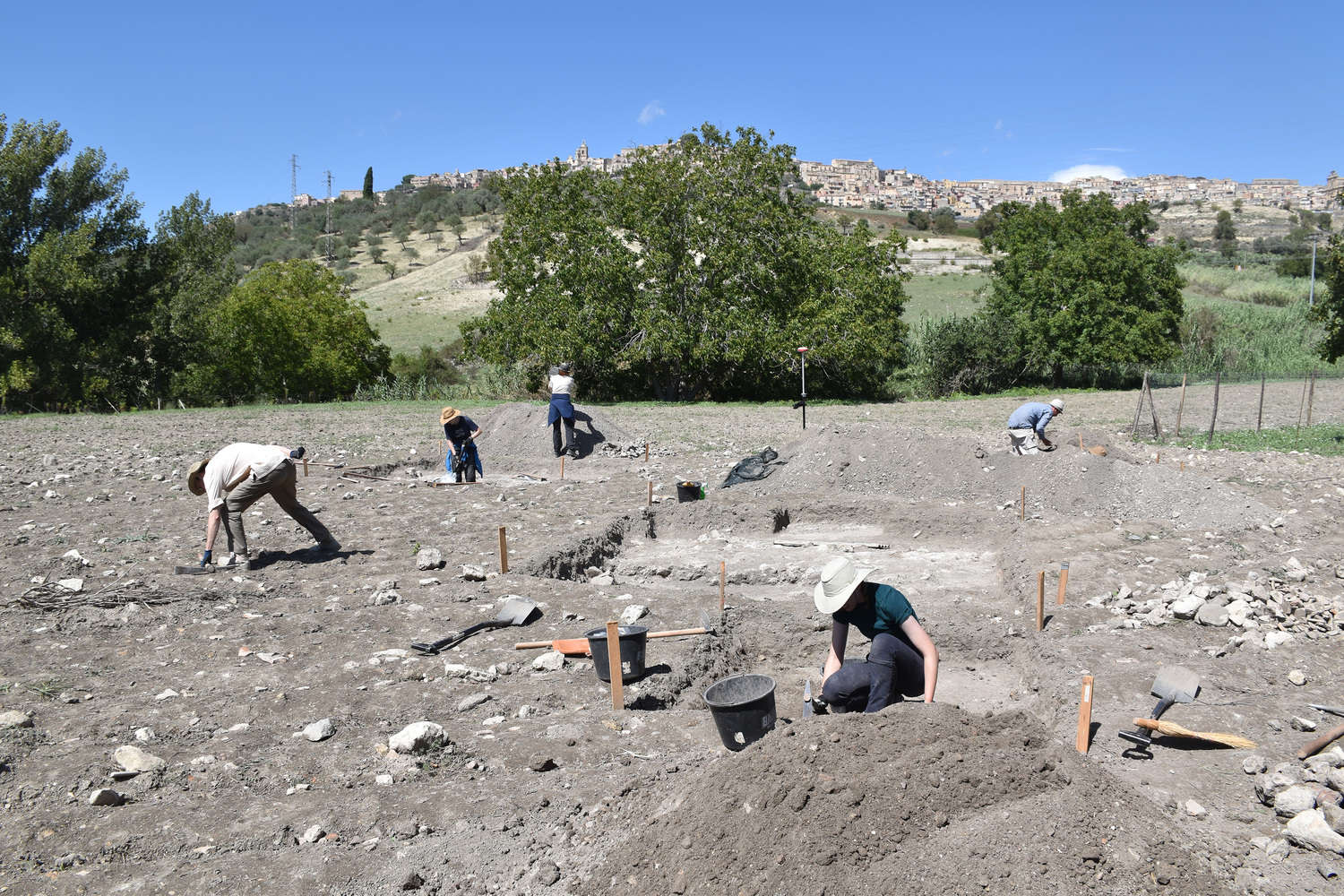 Sicily, a Roman village of well-to-do people discovered in Vizzini. There was also a domus with mosaics