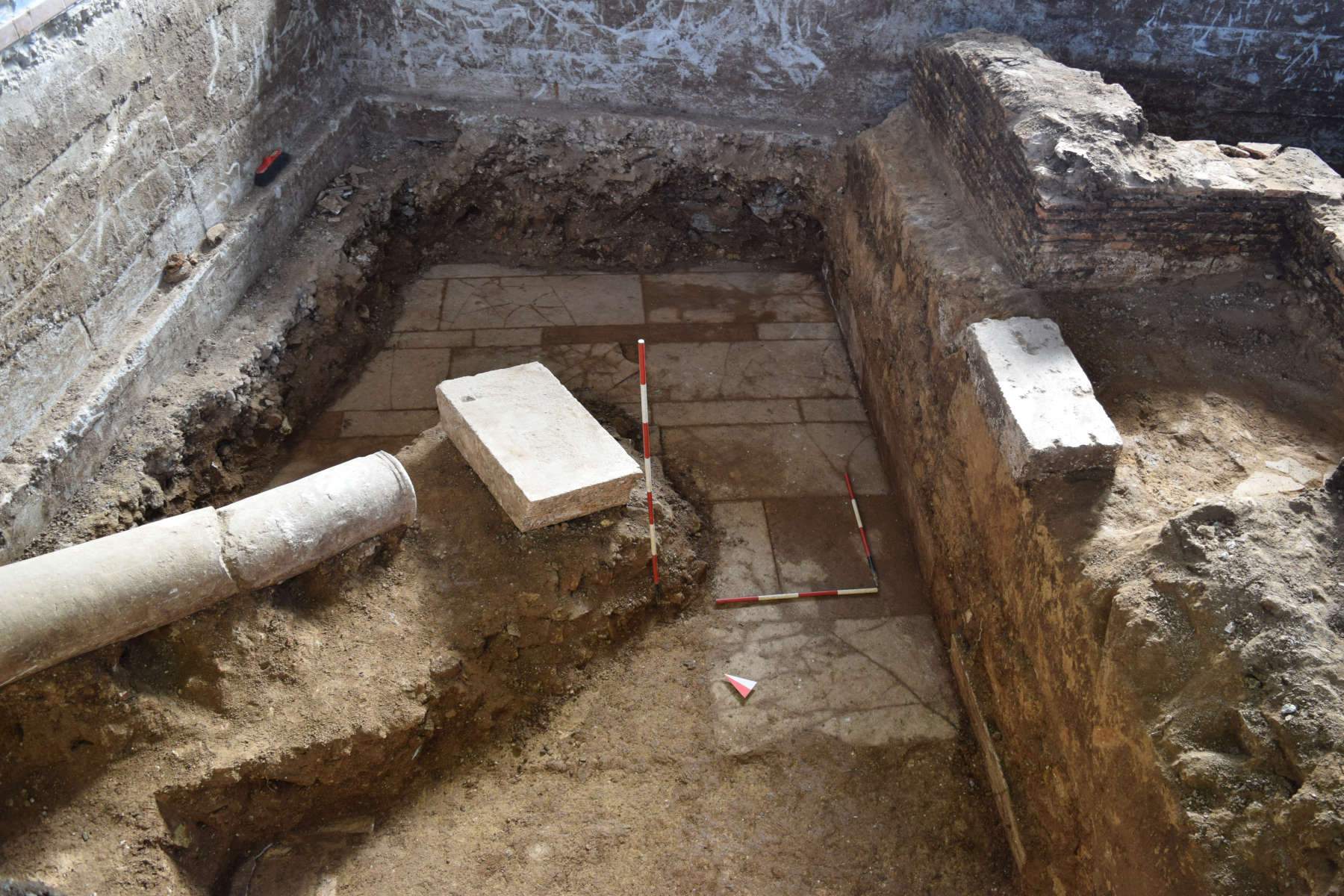 Vibo Valentia, découverte d'un complexe de bains romains et d'autres bâtiments