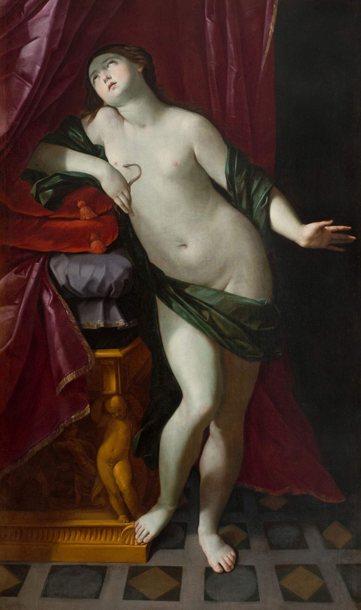 Giovanni Giacomo Sementi, Mort de Cléopâtre (1625-1626 ; Turin, Musées royaux, Galerie de Savoie)