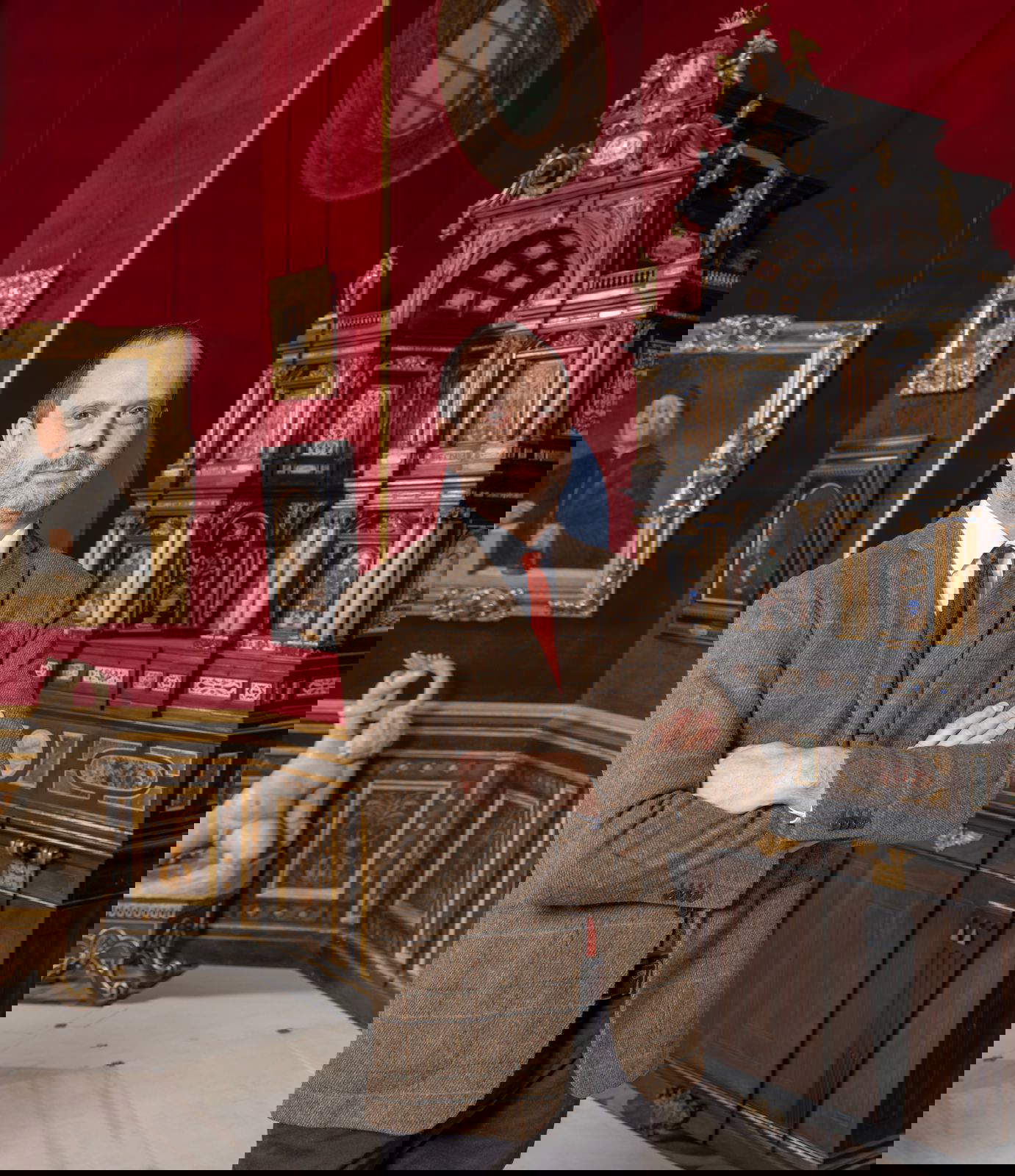 Simone Verde en los Uffizi Simone Verde en los Uffizi