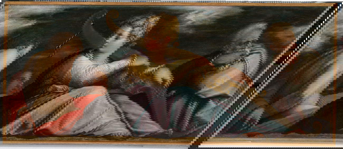 Giorgio Vasari, Allegory of Patience (1542; oil on panel, 79 x 188 cm; Venice, Gallerie dell'Accademia) Giorgio Vasari, Allegory of Patience (1542; oil on panel, 79 x 188 cm; Venice, Gallerie dell'Accademia)