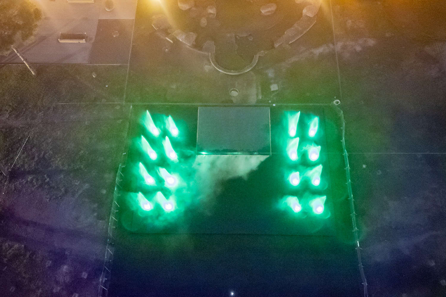 Hannes Peer's Mirror at the Baths of Caracalla. Photo: Fabio Caricchia and Leandro Lentini Hannes Peer's Mirror at the Baths of Caracalla. Photo: Fabio Caricchia and Leandro Lentini